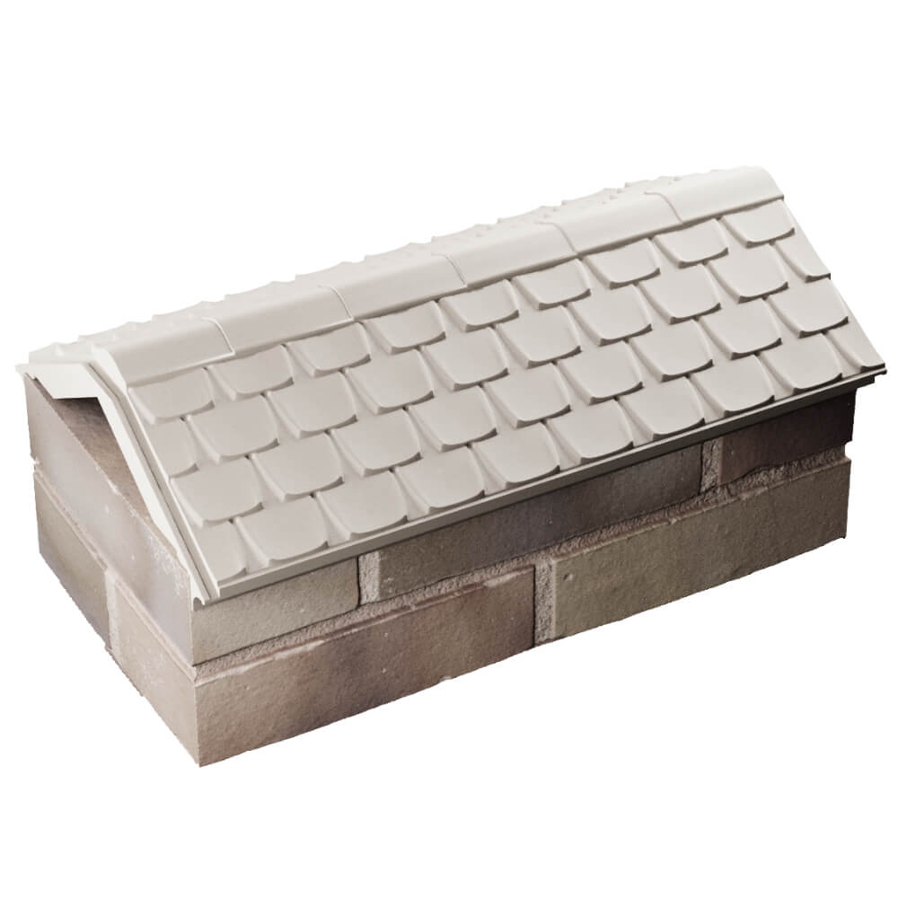 Парапет Zking Эльбрус Бежевый с посадкой на 1 кирпич (255мм) в Артеме фото