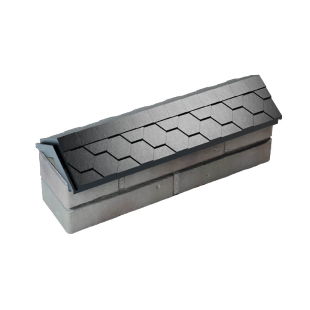 Парапет Zking Эверест Черный с посадкой на 0.5 кирпича (130мм) в Артеме фото