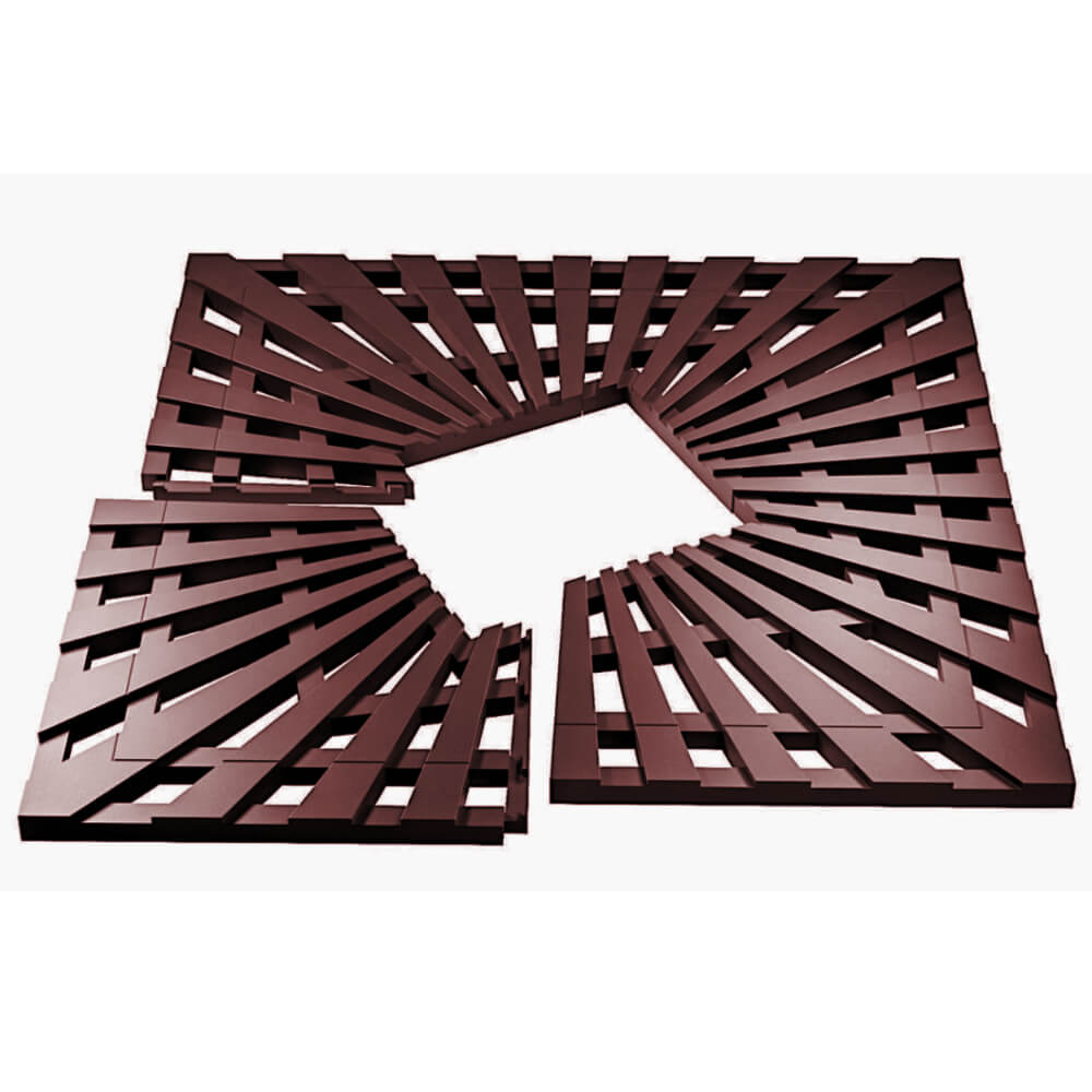 Приствольная решетка для дерева ZKING ATMOSPHERE 1.2х1.2м Коричневая в Артеме фото