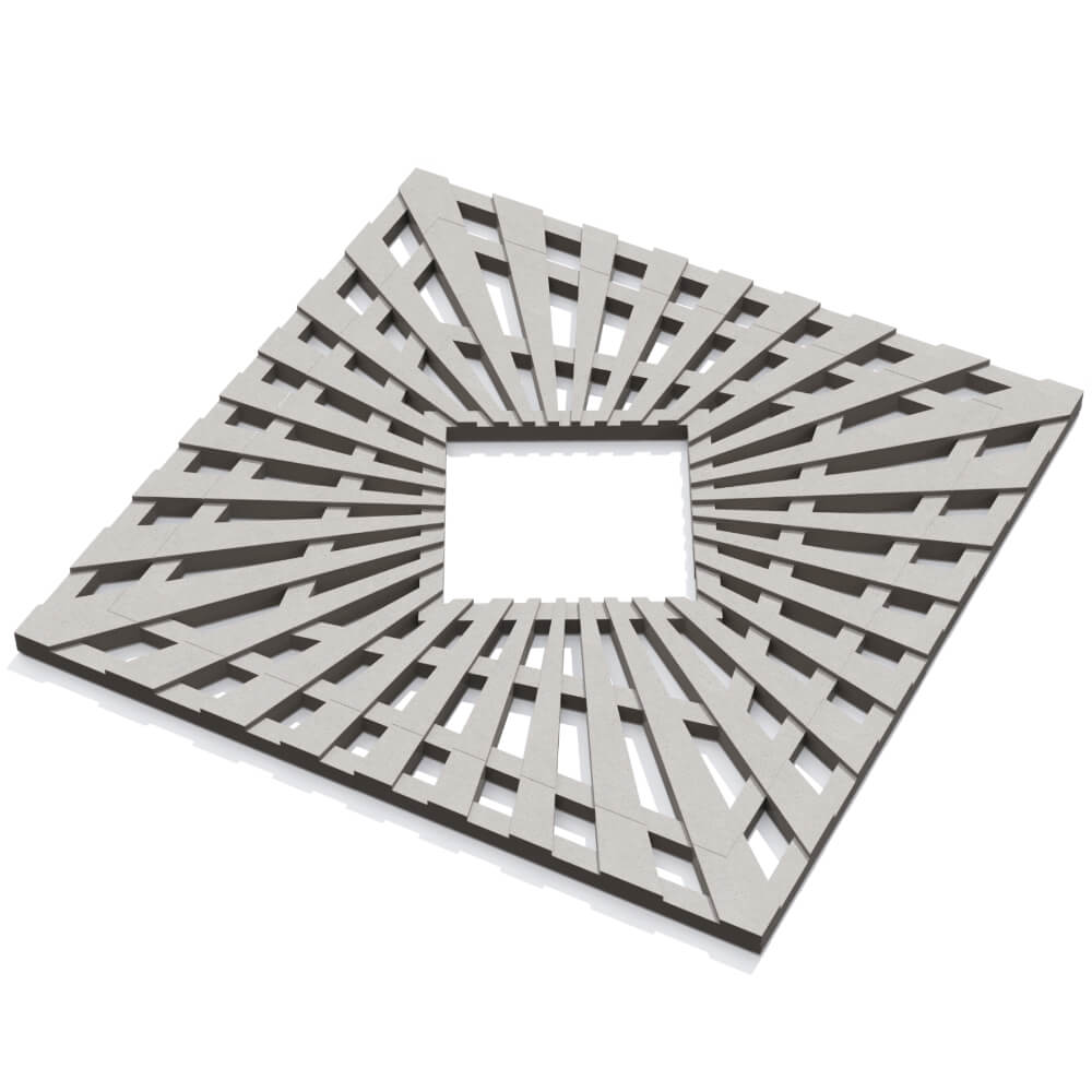 Приствольная решетка для дерева ZKING ATMOSPHERE 1.2х1.2м Бежевая в Артеме фото