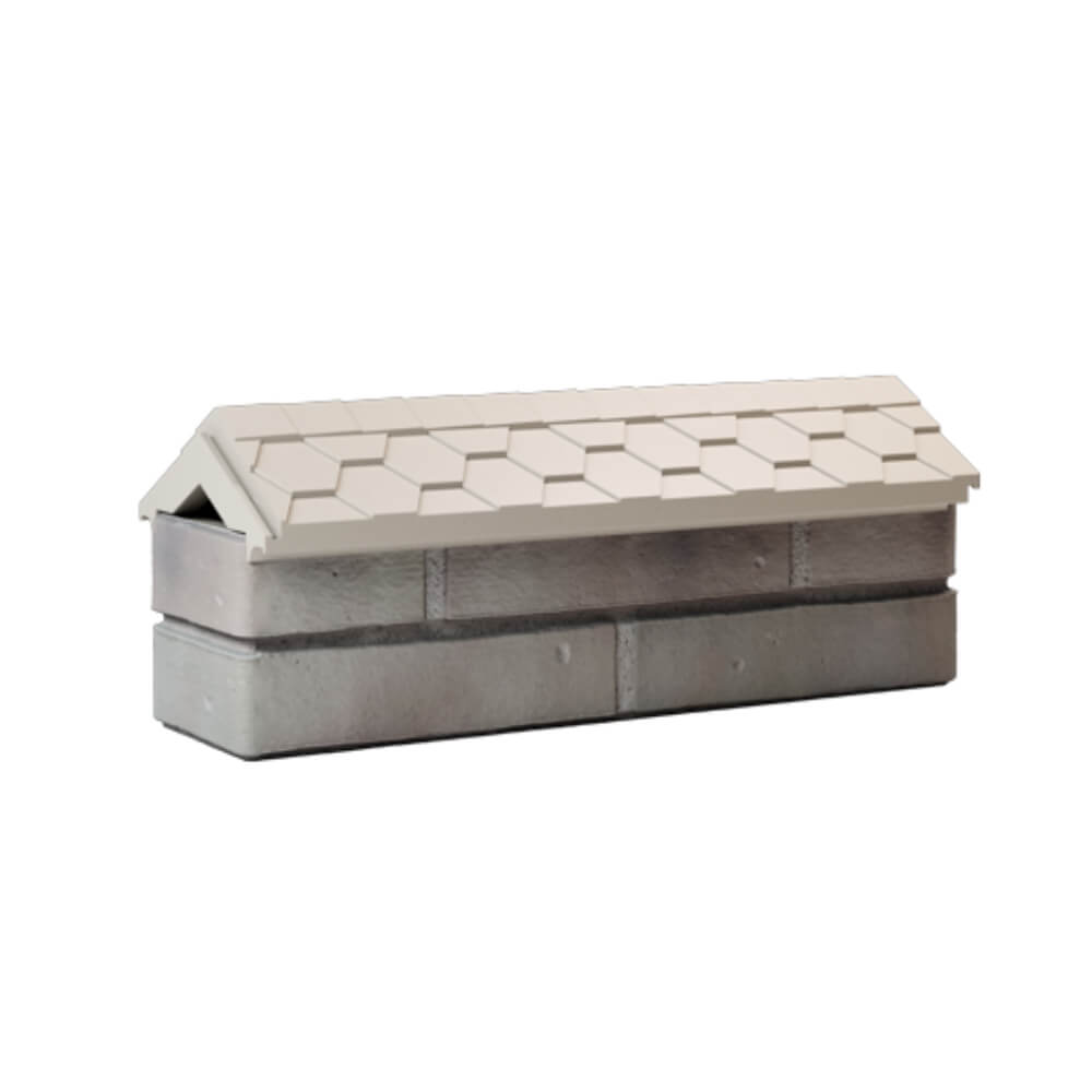 Парапет Zking Эверест Бежевый с посадкой на 0.5 кирпича (130мм) Артем фото