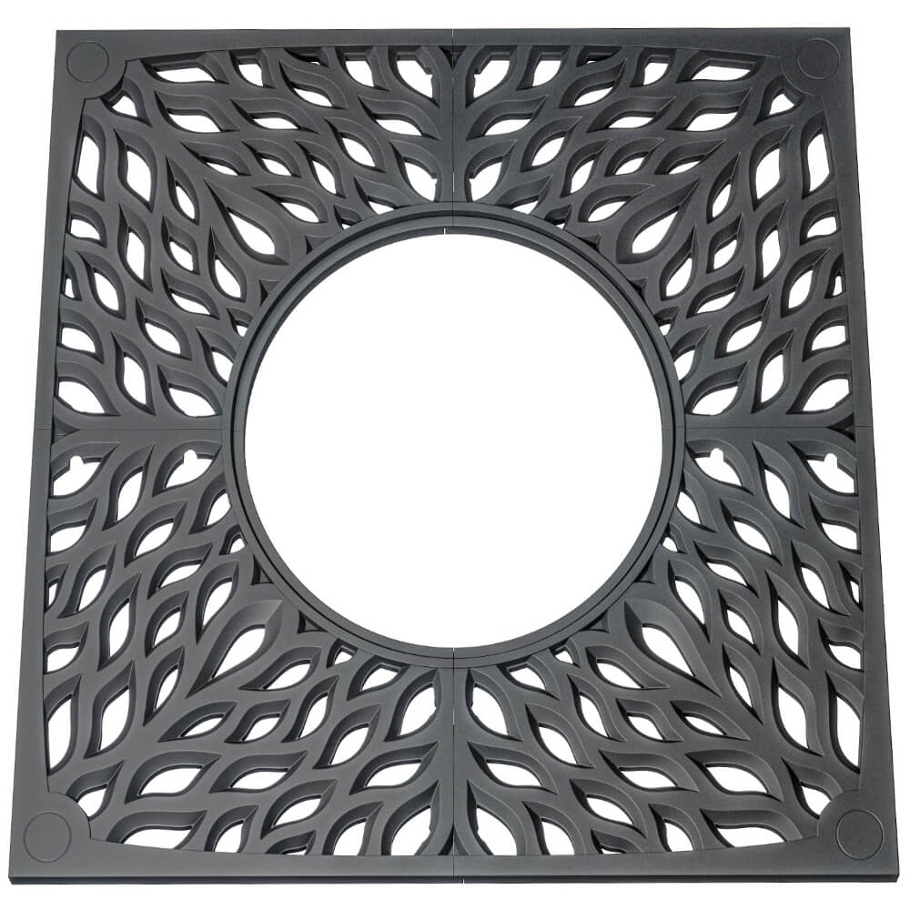 Приствольная решетка для дерева ZKING CRUST 2х2м Черная Артем фото