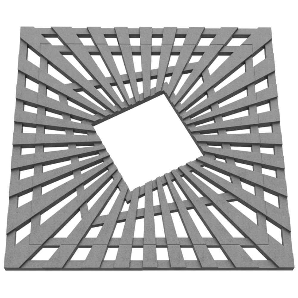 Приствольная решетка для дерева ZKING ATMOSPHERE 1.2х1.2м Серая в Артеме фото