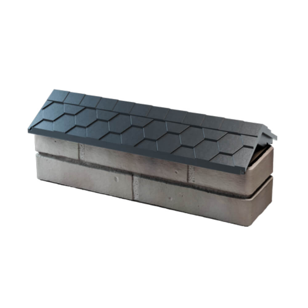 Парапет Zking Эверест Серый с посадкой на 0.5 кирпича (130мм) в Артеме фото