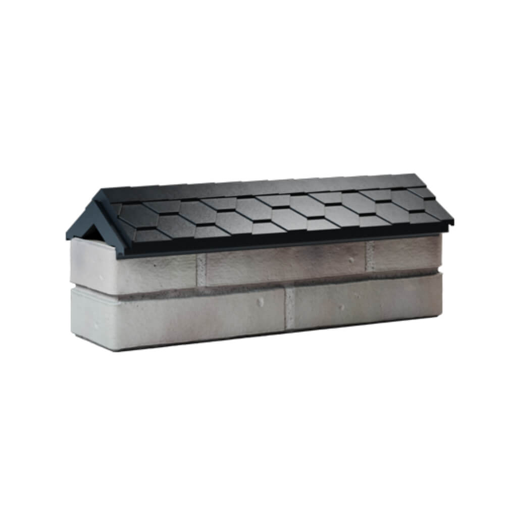 Парапет Zking Эверест Черный с посадкой на 0.5 кирпича (130мм) Артем фото