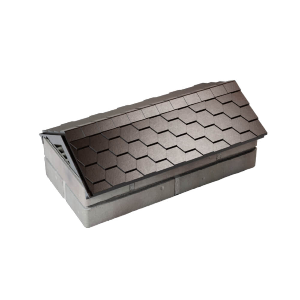 Парапет Zking Эверест Коричневый с посадкой на 1 кирпич (200/225/255мм) в Артеме фото