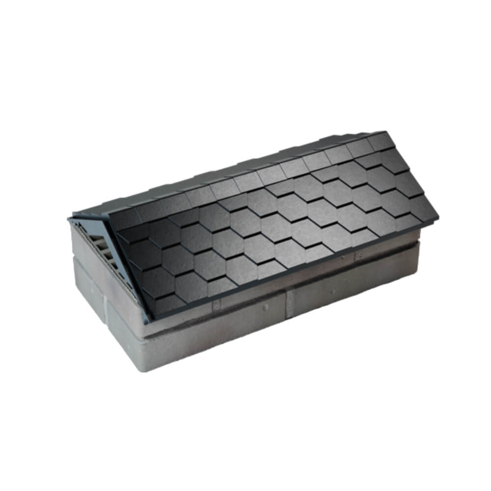 Парапет Zking Эверест Черный с посадкой на 1 кирпич (200/225/255мм) в Артеме фото