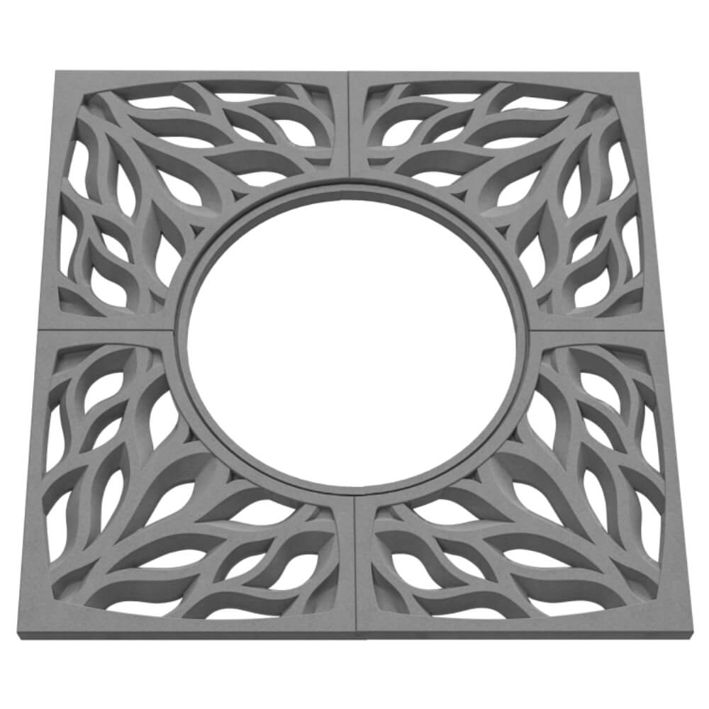 Приствольная решетка для дерева ZKING CRUST 1.2х1.2м Серая в Артеме фото