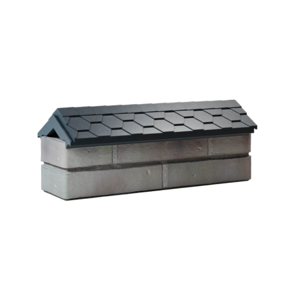 Парапет Zking Эверест Серый с посадкой на 0.5 кирпича (130мм) Артем фото