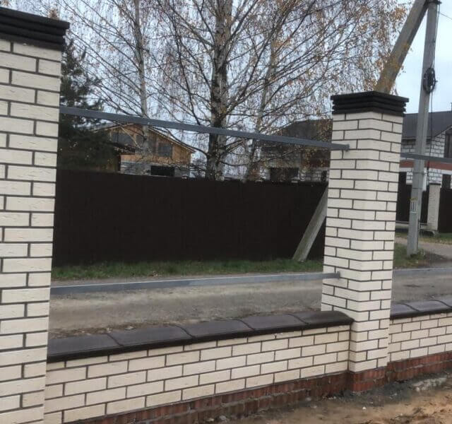 Колпак Zking Бона ХайТек Коричневый на столб 1.5х1.5 кирпича (385х385мм) в Артеме фото