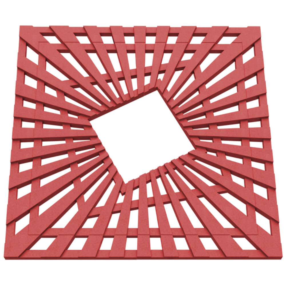 Приствольная решетка для дерева ZKING ATMOSPHERE 1.2х1.2м Красная в Артеме фото