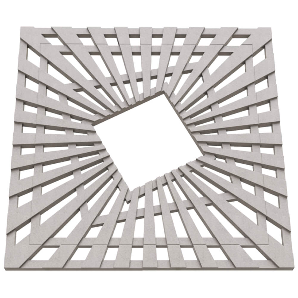 Приствольная решетка для дерева ZKING ATMOSPHERE 1.2х1.2м Бежевая в Артеме фото