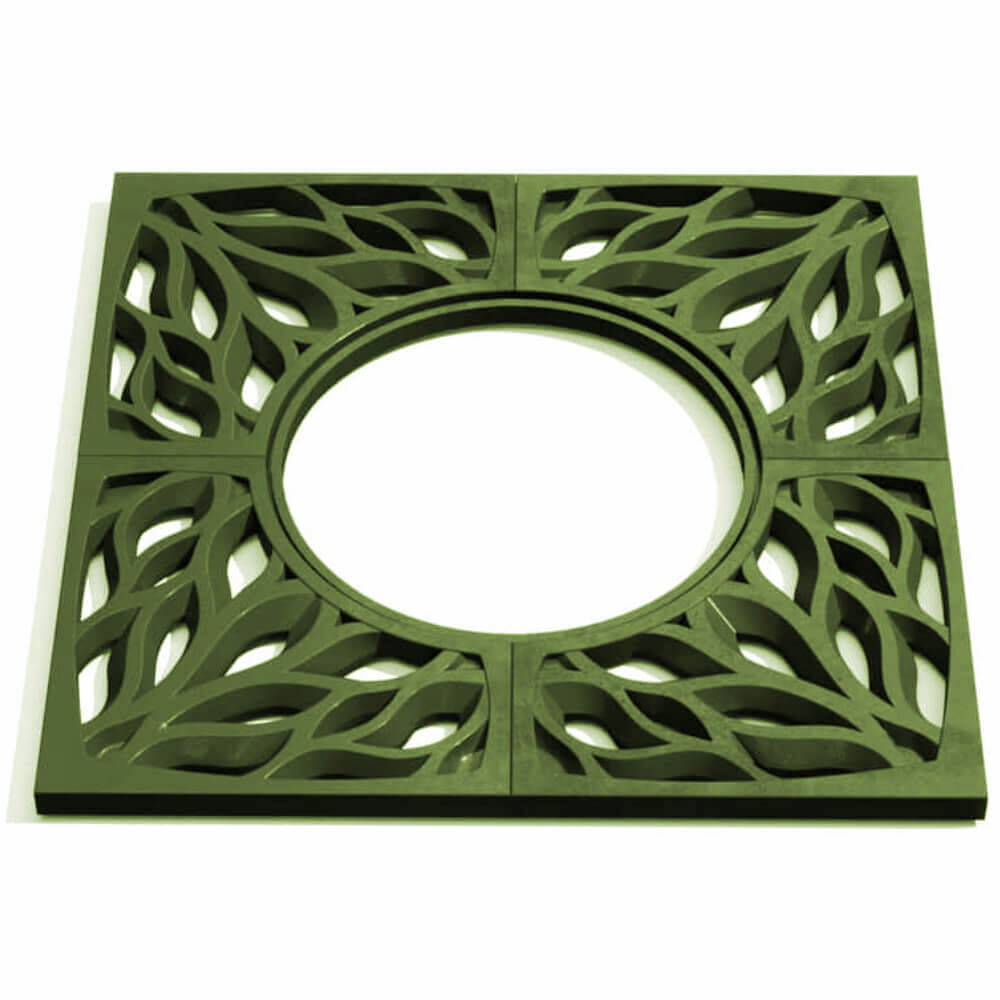 Приствольная решетка для дерева ZKING CRUST 1.2х1.2м Зеленая Артем фото