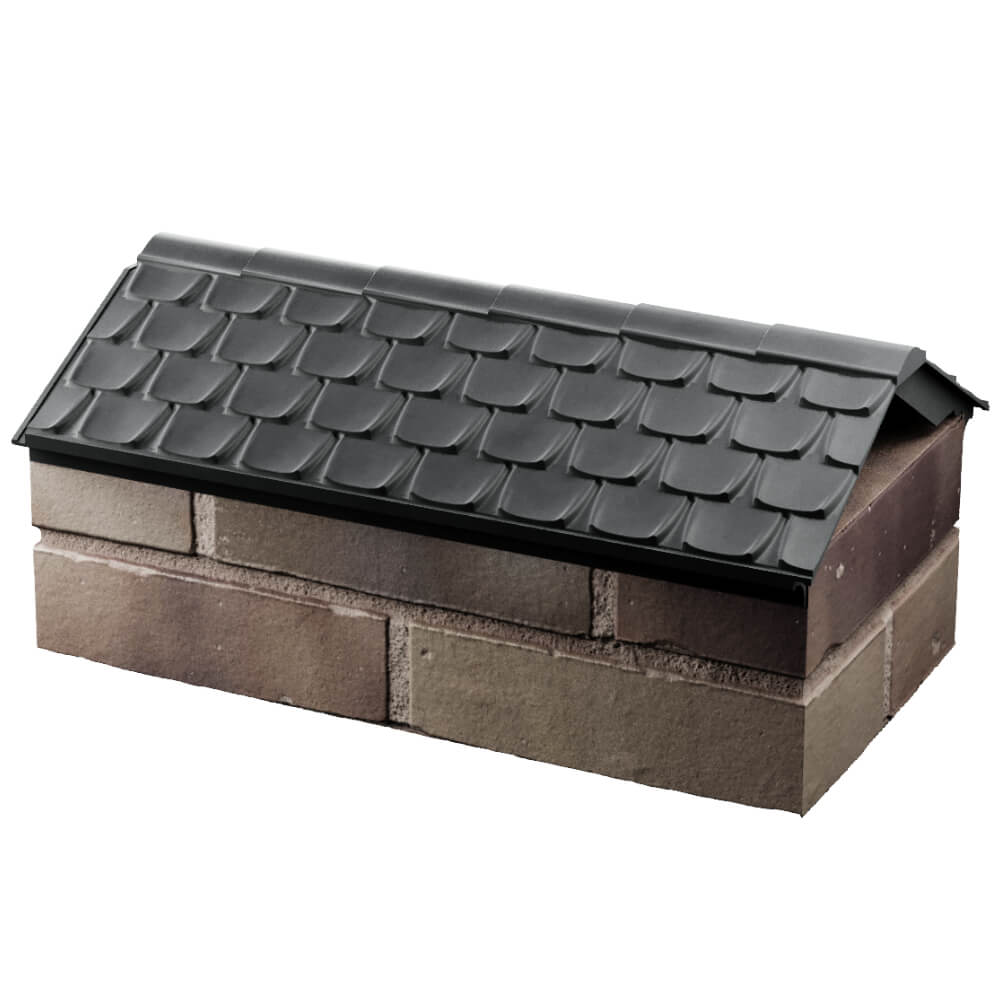 Парапет Zking Эльбрус Серый с посадкой на 1 кирпич (255мм) в Артеме фото