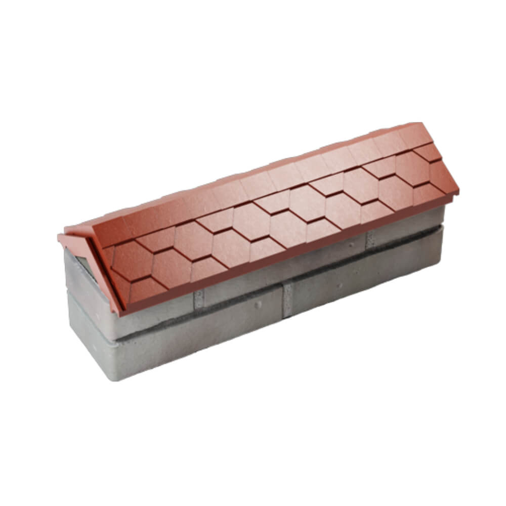 Парапет Zking Эверест Красный с посадкой на 0.5 кирпича (130мм) в Артеме фото