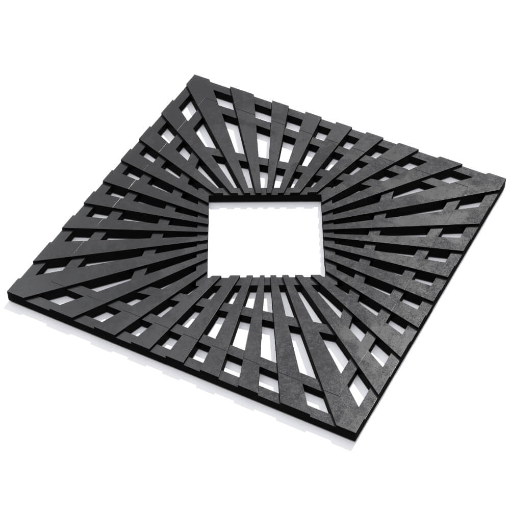 Приствольная решетка для дерева ZKING ATMOSPHERE 1.2х1.2м Черная в Артеме фото