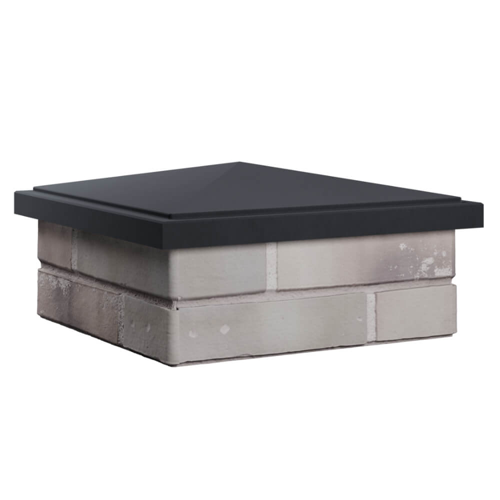 Колпак Zking БонаМоно Серый на столб 1.5х1.5 кирпича (385х385, 400х400мм) в Артеме фото