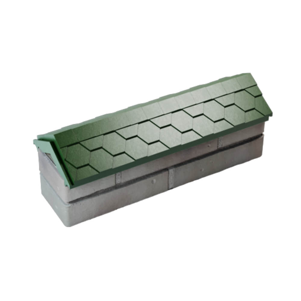 Парапет Zking Эверест Зеленый с посадкой на 0.5 кирпича (130мм) в Артеме фото