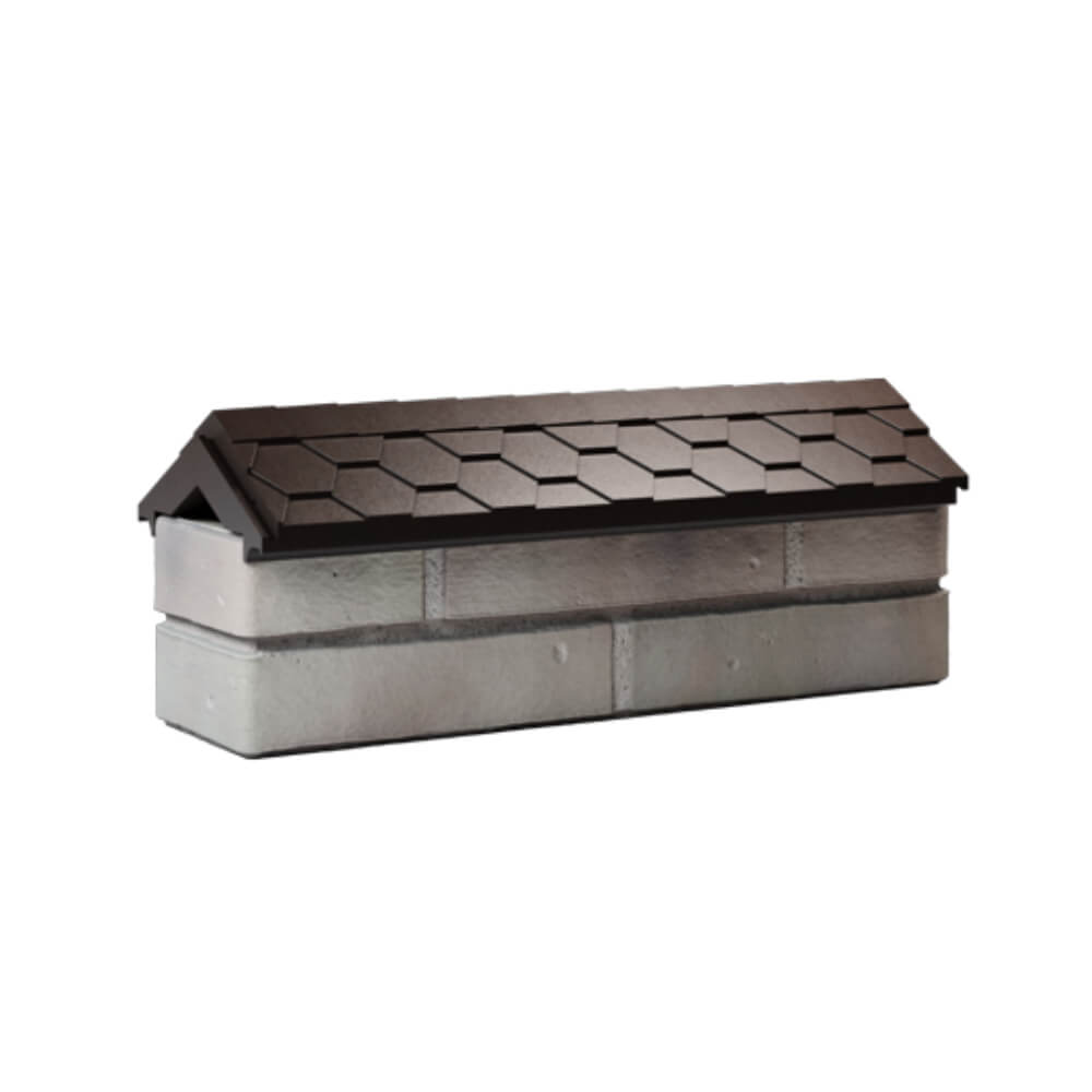 Парапет Zking Эверест Коричневый с посадкой на 0.5 кирпича (130мм) Артем фото