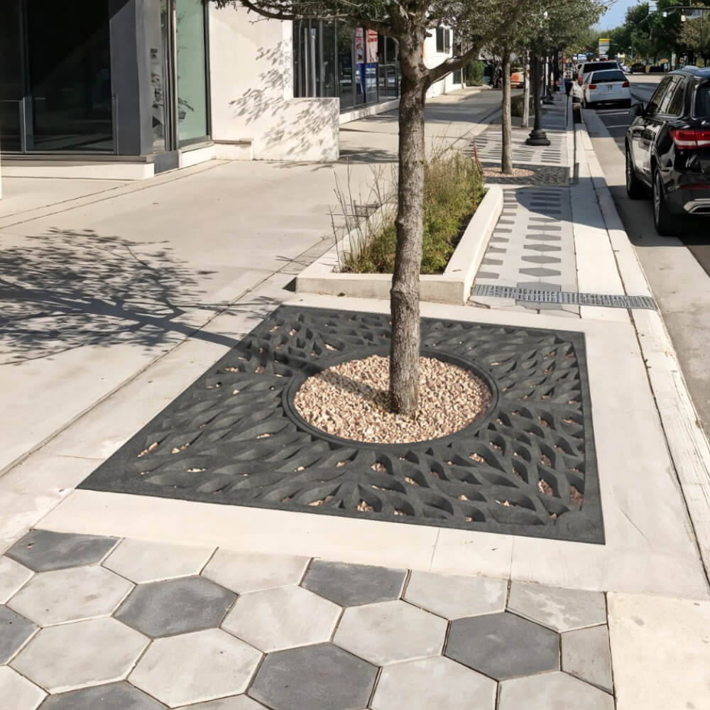 Приствольная решетка для дерева ZKING CRUST 2х2м Черная в Артеме фото